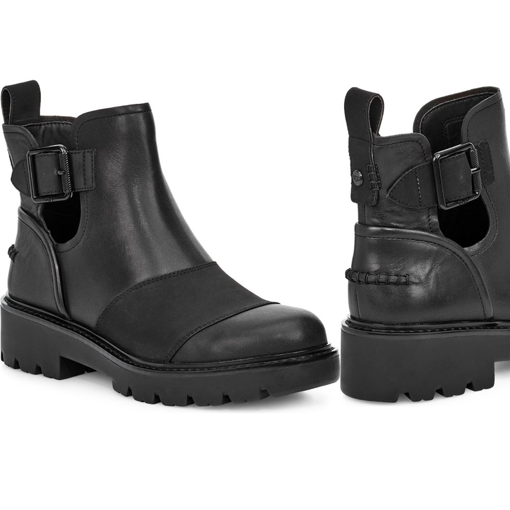 Ugg Stockton lug boot bootie. LIKE NEW CONDITION